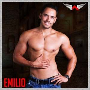 Emilio - male stripper and buff butler